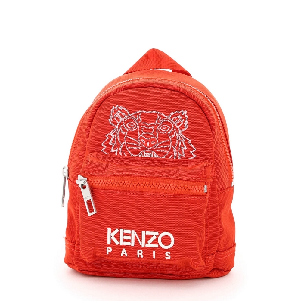 Kenzo Kampus Tiger Embroidered Mini Backpack Red